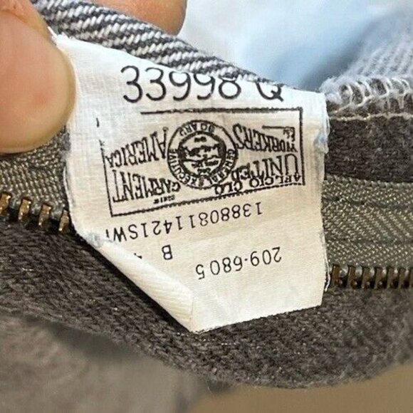 Vintage acid wash jeans 80s 90s Straight Leg Glacier Wash 32x30 stranger things - Picture 10 of 10